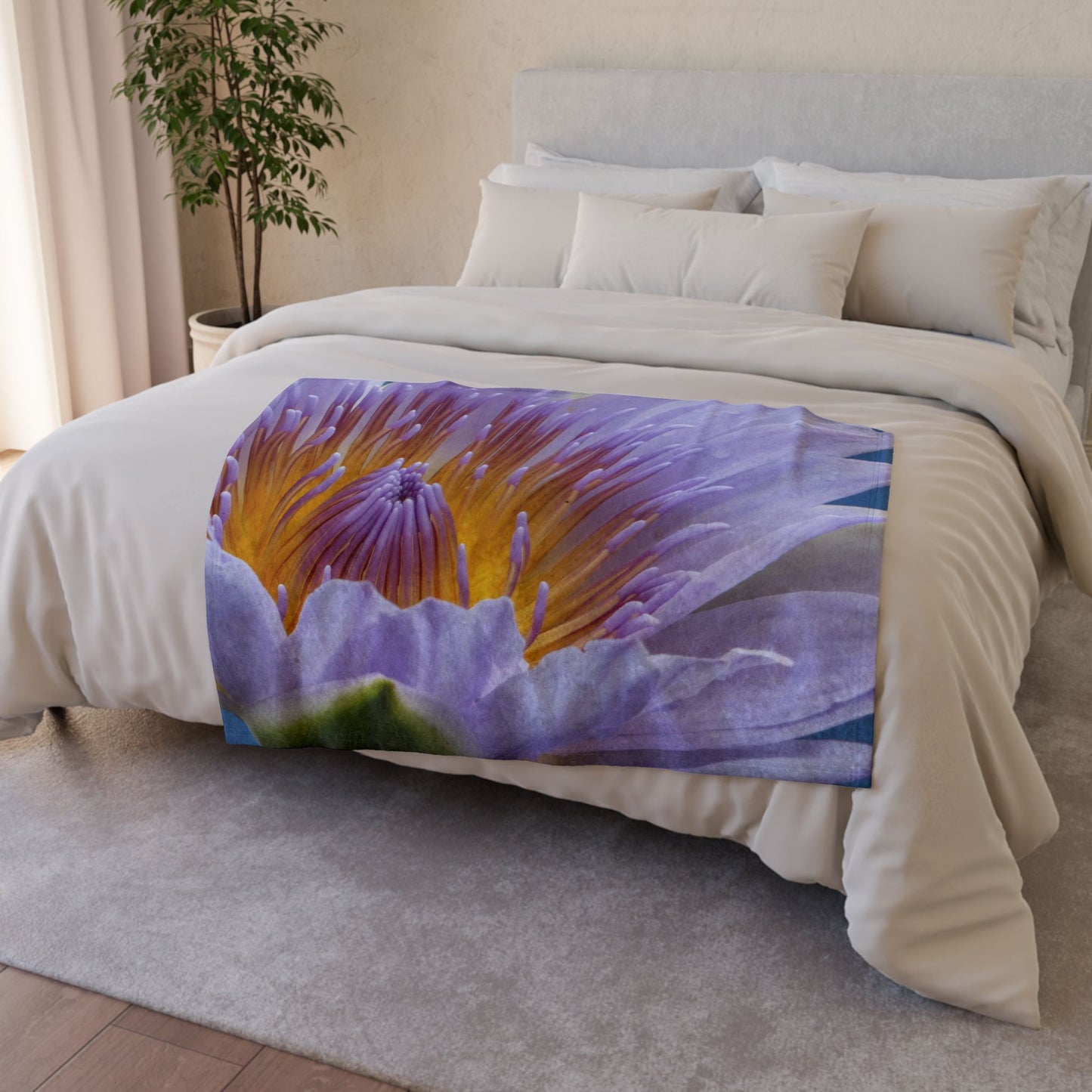 Lily Flower - Soft Polyester Blanket